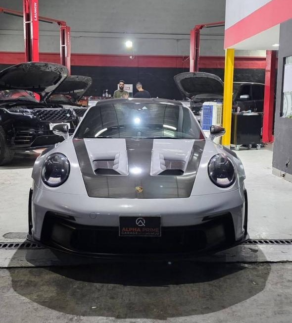 Porsche 911 GT3 RS at Alpha Prime Garage, Umm Ramool Dubai